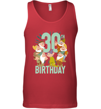 Load image into Gallery viewer, Disney Snow White Dwarfs Group Shot 30th Birthday Men's Tank Top
