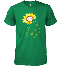 Load image into Gallery viewer, Baseball Proud Sunflower Men&#39;s Premium T-Shirt
