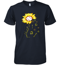 Load image into Gallery viewer, Baseball Proud Sunflower Men&#39;s Premium T-Shirt
