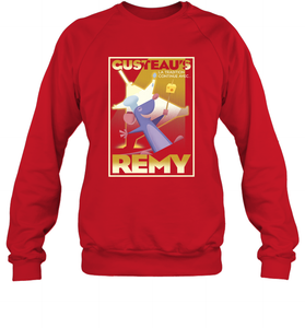 Disney Pixar Ratatouille Remy And Gusteau Poster Crewneck Sweatshirt