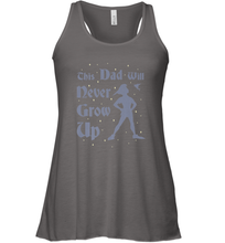 Load image into Gallery viewer, Disney Peter Pan This Dad Will Never Grow Up Women&#39;s Racerback Tank
