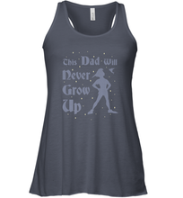 Load image into Gallery viewer, Disney Peter Pan This Dad Will Never Grow Up Women&#39;s Racerback Tank
