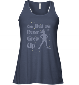 Disney Peter Pan This Dad Will Never Grow Up Women's Racerback Tank