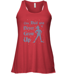 Disney Peter Pan This Dad Will Never Grow Up Women's Racerback Tank