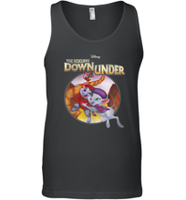 Load image into Gallery viewer, Disney The Rescuers Down Under Circle Movie Logo Men's Tank Top
