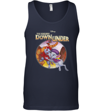 Load image into Gallery viewer, Disney The Rescuers Down Under Circle Movie Logo Men's Tank Top
