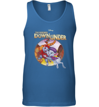 Load image into Gallery viewer, Disney The Rescuers Down Under Circle Movie Logo Men's Tank Top
