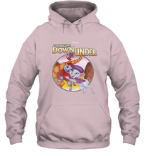 Load image into Gallery viewer, Disney The Rescuers Down Under Circle Movie Logo Hooded Sweatshirt
