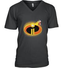 Load image into Gallery viewer, Disney Pixar Incredibles 2 Jack Jack Logo Men&#39;s V-Neck
