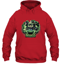 Load image into Gallery viewer, Disney Villains Infamous Evil Group Hooded Sweatshirt

