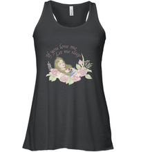 Load image into Gallery viewer, Disney Sleeping Beauty Let Me Sleep Roses Women's Racerback Tank
