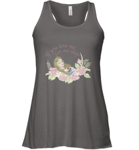 Load image into Gallery viewer, Disney Sleeping Beauty Let Me Sleep Roses Women's Racerback Tank
