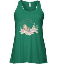 Load image into Gallery viewer, Disney Sleeping Beauty Let Me Sleep Roses Women's Racerback Tank
