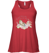Load image into Gallery viewer, Disney Sleeping Beauty Let Me Sleep Roses Women's Racerback Tank
