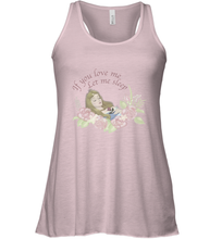 Load image into Gallery viewer, Disney Sleeping Beauty Let Me Sleep Roses Women's Racerback Tank
