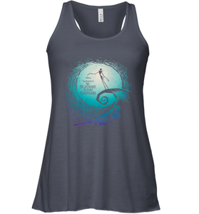 Disney Nightmare Before Christmas Jack Movie Logo Women's Racerback Tank