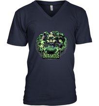 Load image into Gallery viewer, Disney Villains Infamous Evil Group Men's V-Neck
