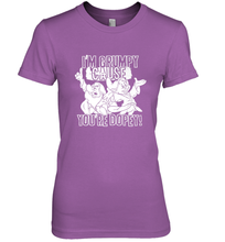 Load image into Gallery viewer, Disney Snow White Grumpy Cause You're Dopey Women's Premium T-Shirt
