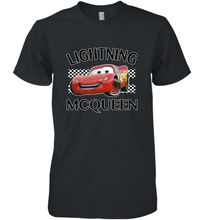 Load image into Gallery viewer, Disney Pixar Cars Lightning McQueen Finish Men&#39;s Premium T-Shirt
