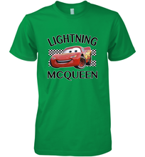 Load image into Gallery viewer, Disney Pixar Cars Lightning McQueen Finish Men&#39;s Premium T-Shirt
