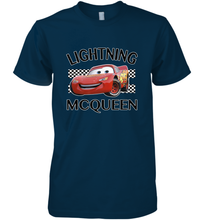 Load image into Gallery viewer, Disney Pixar Cars Lightning McQueen Finish Men&#39;s Premium T-Shirt
