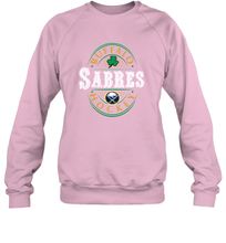 Load image into Gallery viewer, Buffalo Sabres Fanatics Branded Black St. Patrick&#39;s Day Forever Lucky 01 Crewneck Sweatshirt
