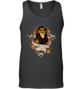 Disney Lion King Scar and Hyenas I'm Surrounded By Idiots Men's Tank Top