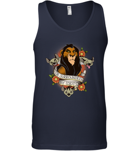 Disney Lion King Scar and Hyenas I'm Surrounded By Idiots Men's Tank Top