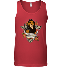 Load image into Gallery viewer, Disney Lion King Scar and Hyenas I&#39;m Surrounded By Idiots Men&#39;s Tank Top
