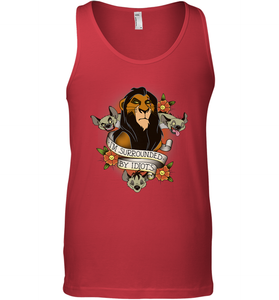 Disney Lion King Scar and Hyenas I'm Surrounded By Idiots Men's Tank Top