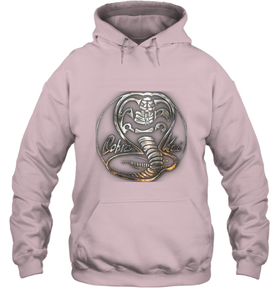 Cobra Kai Rusted Steel Snake Logo Hooded Sweatshirt