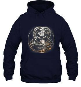 Cobra Kai Rusted Steel Snake Logo Hooded Sweatshirt