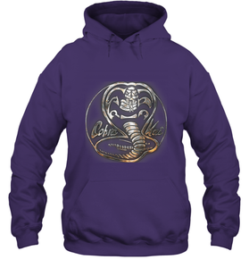 Cobra Kai Rusted Steel Snake Logo Hooded Sweatshirt