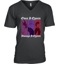 Load image into Gallery viewer, Disney Villains Once A Queen Always A Queen Men's V-Neck
