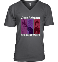 Load image into Gallery viewer, Disney Villains Once A Queen Always A Queen Men's V-Neck
