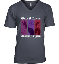 Load image into Gallery viewer, Disney Villains Once A Queen Always A Queen Men's V-Neck
