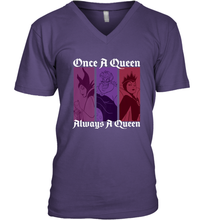 Load image into Gallery viewer, Disney Villains Once A Queen Always A Queen Men's V-Neck
