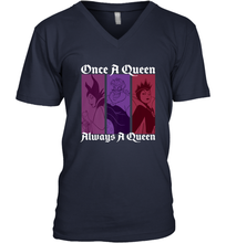 Load image into Gallery viewer, Disney Villains Once A Queen Always A Queen Men's V-Neck
