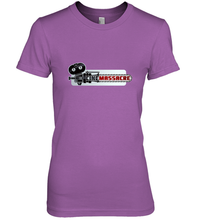 Load image into Gallery viewer, Cinemassacre Modern Chainsaw Logo Women&#39;s Premium T-Shirt
