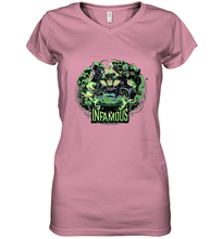 Load image into Gallery viewer, Disney Villains Infamous Evil Group Women's V-Neck T-Shirt
