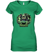 Load image into Gallery viewer, Disney Villains Infamous Evil Group Women's V-Neck T-Shirt
