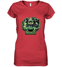 Load image into Gallery viewer, Disney Villains Infamous Evil Group Women's V-Neck T-Shirt
