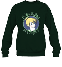 Load image into Gallery viewer, Disney Peter Pan Tinkerbell Do You Believe In Magic Crewneck Sweatshirt
