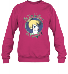 Disney Peter Pan Tinkerbell Do You Believe In Magic Crewneck Sweatshirt