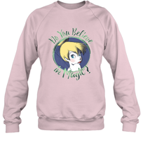 Load image into Gallery viewer, Disney Peter Pan Tinkerbell Do You Believe In Magic Crewneck Sweatshirt
