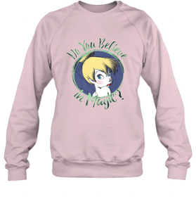 Disney Peter Pan Tinkerbell Do You Believe In Magic Crewneck Sweatshirt