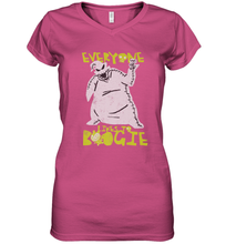 Load image into Gallery viewer, Disney The Nightmare Before Christmas Oogie Boogie Women's V-Neck T-Shirt
