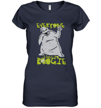 Load image into Gallery viewer, Disney The Nightmare Before Christmas Oogie Boogie Women's V-Neck T-Shirt
