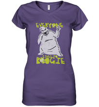 Load image into Gallery viewer, Disney The Nightmare Before Christmas Oogie Boogie Women's V-Neck T-Shirt
