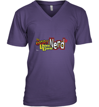 Load image into Gallery viewer, Cinemassacre Angry Video Game Nerd Logo Men&#39;s V-Neck
